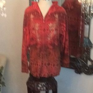 2X Roz Ali very colorful sweatshirt